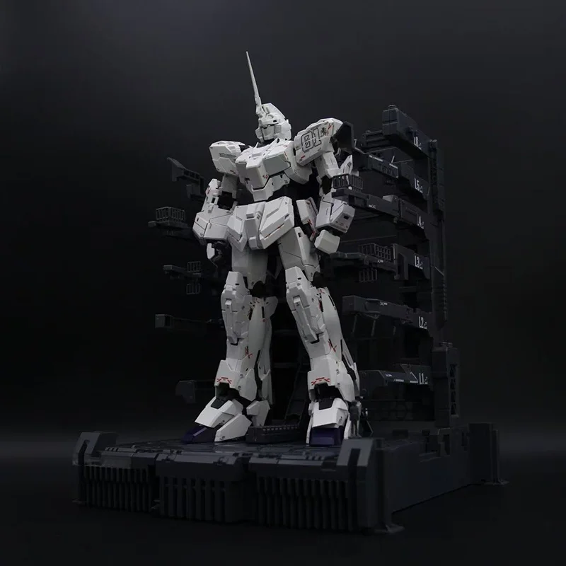 New SHENSHOU MGEX 2201/2202 RX-0 Unicorn With Light Assembly Model Kits Plastic skeleton Anime Action Figure Robot Toys