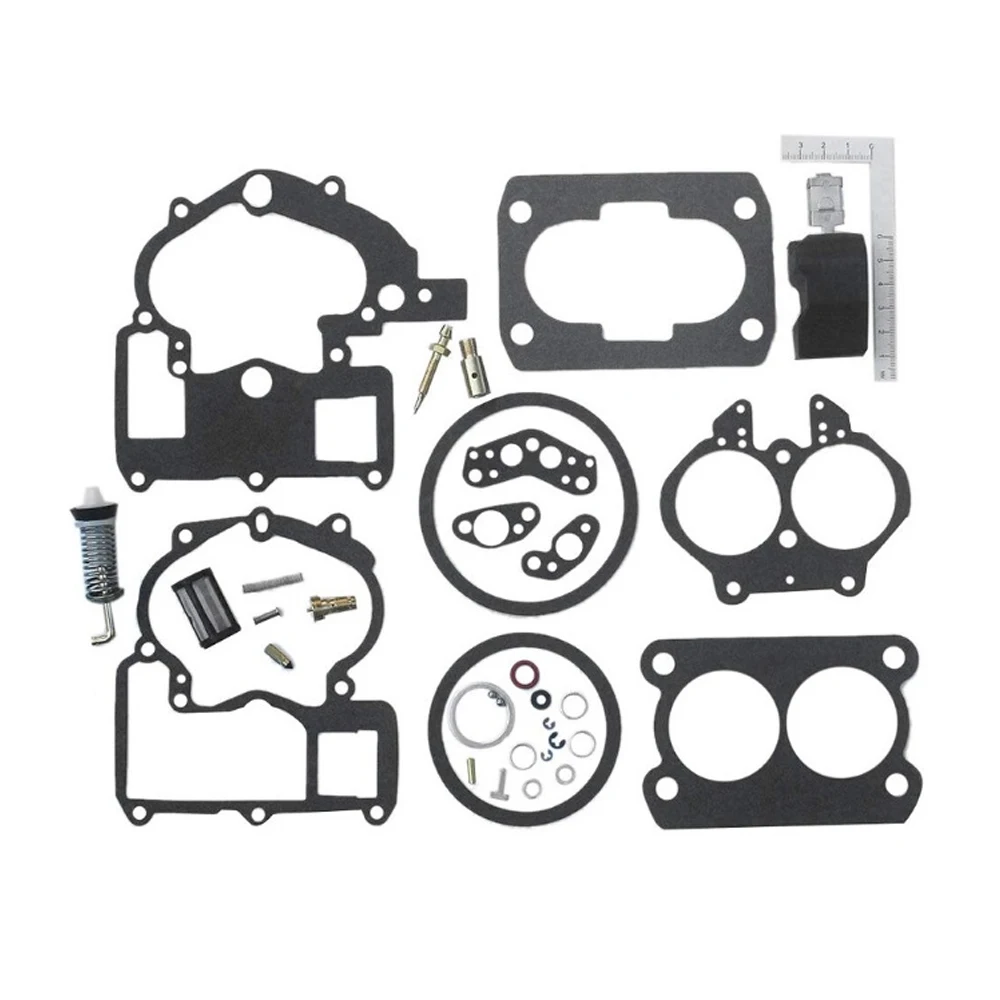 Carburetor Carb Rebuild Repair Kit 3302-804844002 for Mercruiser Rochester 2.5L 3.0L 3.7L 4.3L 5.0L 5.7L 120 Hp 140 Hp 165 Hp