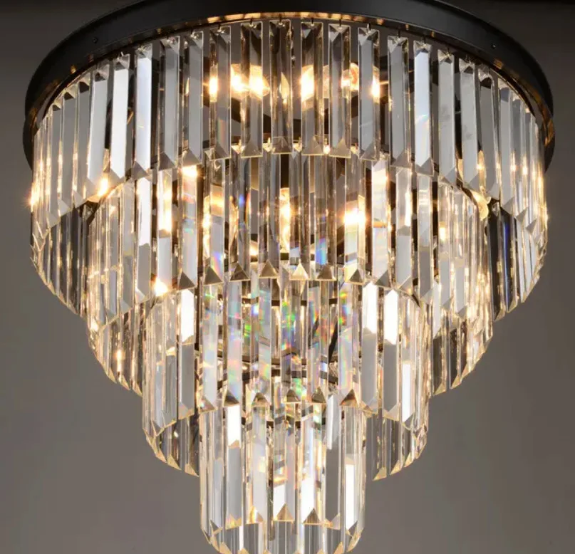 New Arrival 20pcs/lot 100*22*11mm K9 Crystal Triangular Prisms Hanging Pendants In One Hole  (Free Rings) for Chandelier Parts