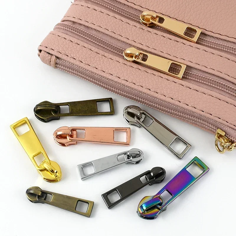 

10/20/50Pcs 3# 5# Zipper Sliders for Nylon Zips Easy Fix Zippers Slider Head Package Closure Zip Repair Kit DIY Sewing Accessory