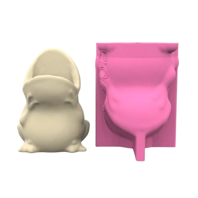 

C71D ручной эпоксидной смолы плесени бетонные пласка лягушки формируют силиконовые горшки плесень силиконовой текстуры для