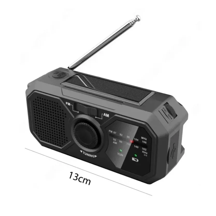 Portable Solar Emergency Radio Hand Crank Dynamo AM FM Radio Emergency Kit USB Phone Charger Power Station For Blackout Survival gallery 5