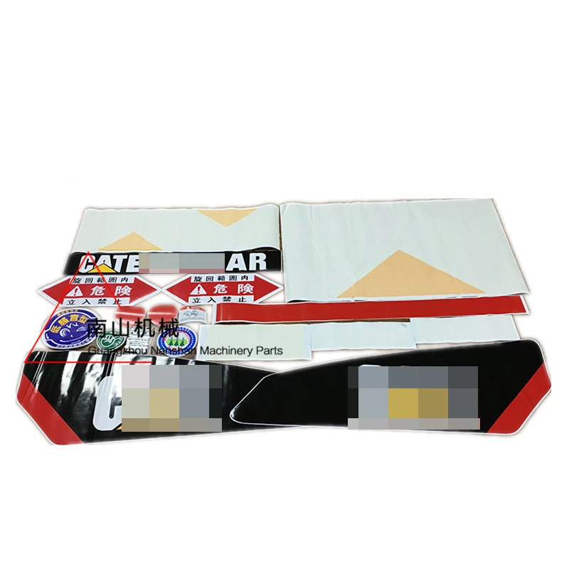 

For Caterpillar cat E312D E313D E320D E323D E324D E329D E330D E336D All Car Sticker Color Strip Excavator Accessories