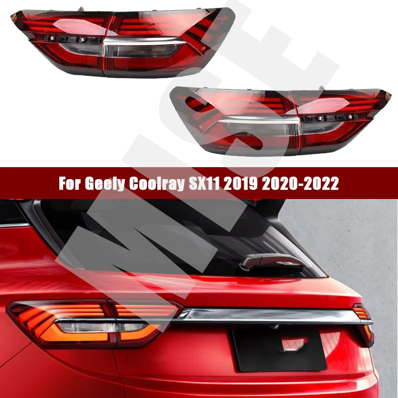 For Geely Coolray SX11 2019 2020-2022 Car Accessories Rear Tail light Assembly Auto taillight Turn signal lights brake light