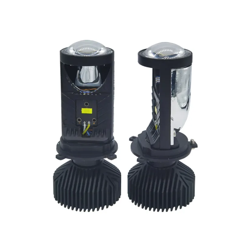 LED H4 9003 Automobile Headlight H11 LED H7 9005 9006 mini projector lens car Styling headlight Bulbs 6000K  Focused Light Y6 view 4