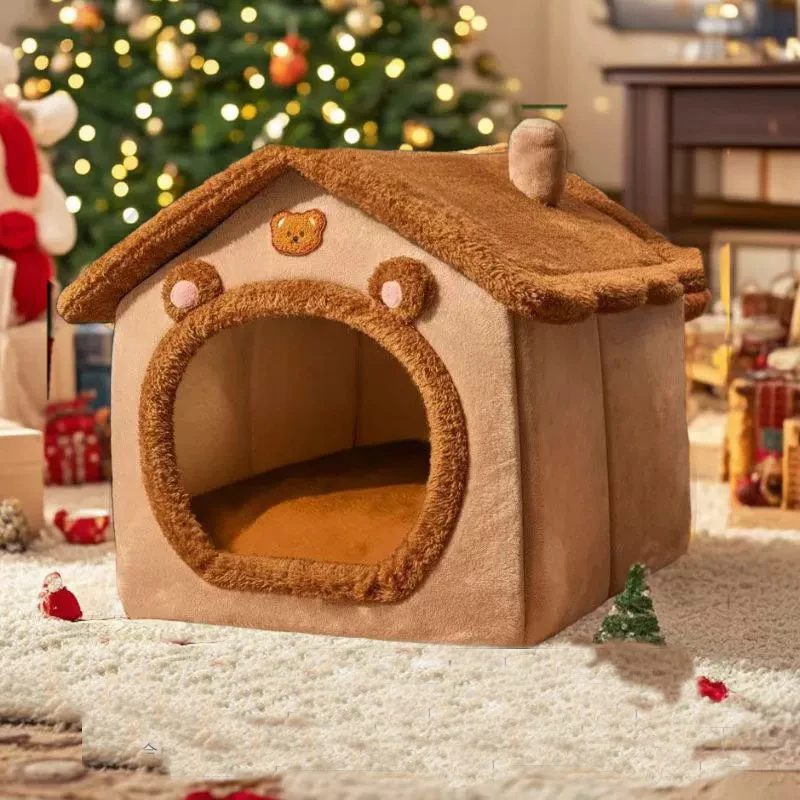 

Soft Dog House Bed Pets Basket Cat House Sofa for Small Medium Dog Sofa Bed Cushion Dog Bed House Pet Supplies Accessories