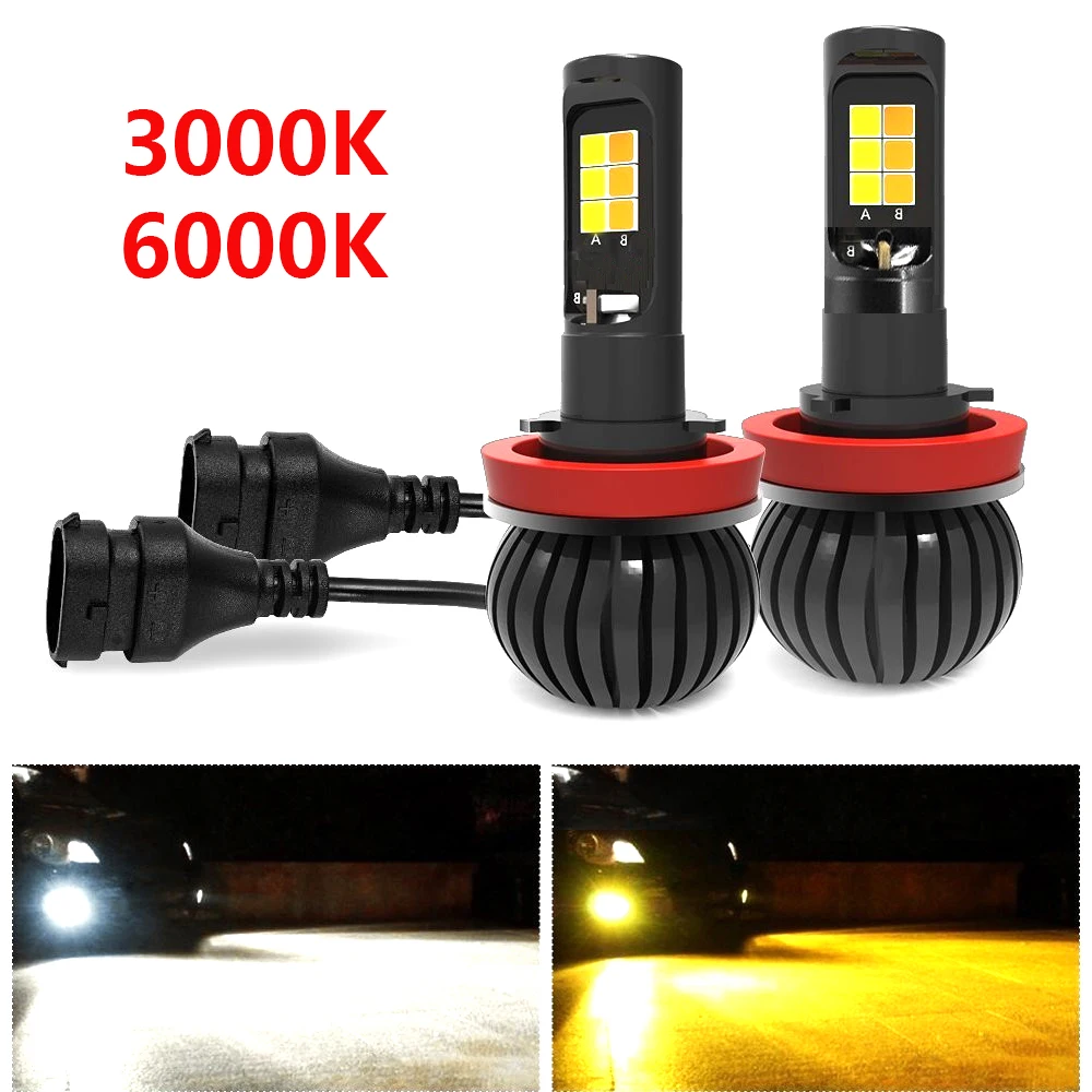 

H4 H7 Led Headlight Bulbs H1 H3 H8 H10 H11 H27 880 881 9005 HB3 9006 HB4 Car Fog Light 3000K 6000K 72W 12V 4800LM Auto Headlamps