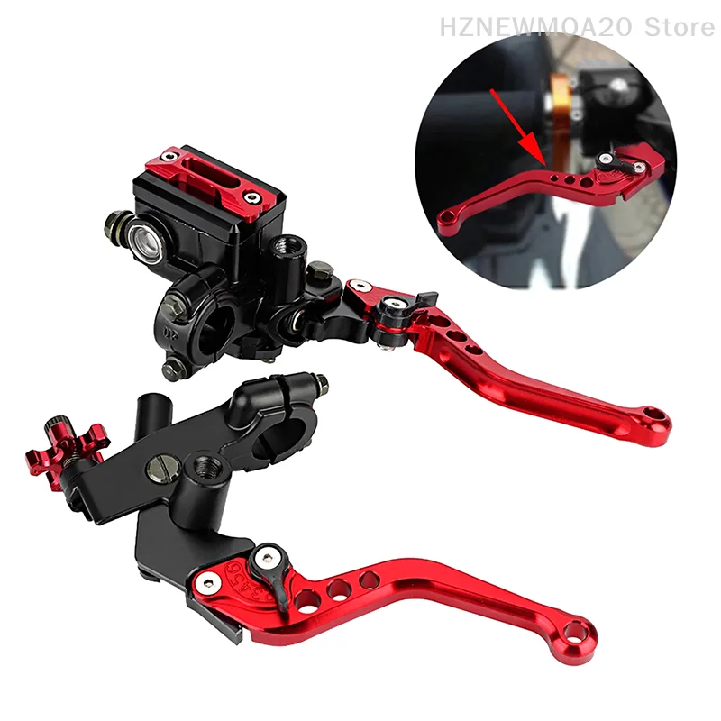 

1 Pair 7/8"(22mm) Universal Motorcycle Brake Master Cylinder Reservoir Levers Master Cylinder Levers Moto Accessories
