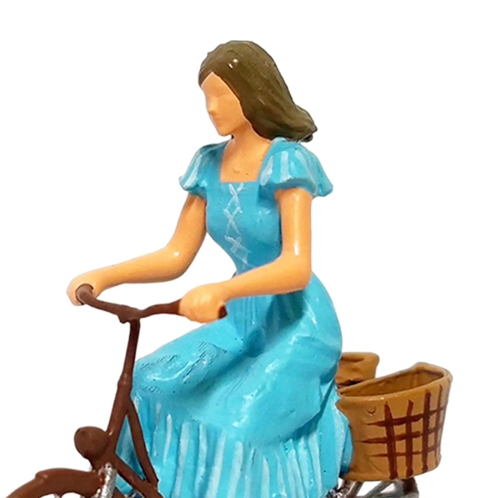 Żywica w skali 1:64 malowane figurki ludzi scena uliczna DIY Model małe ludzie