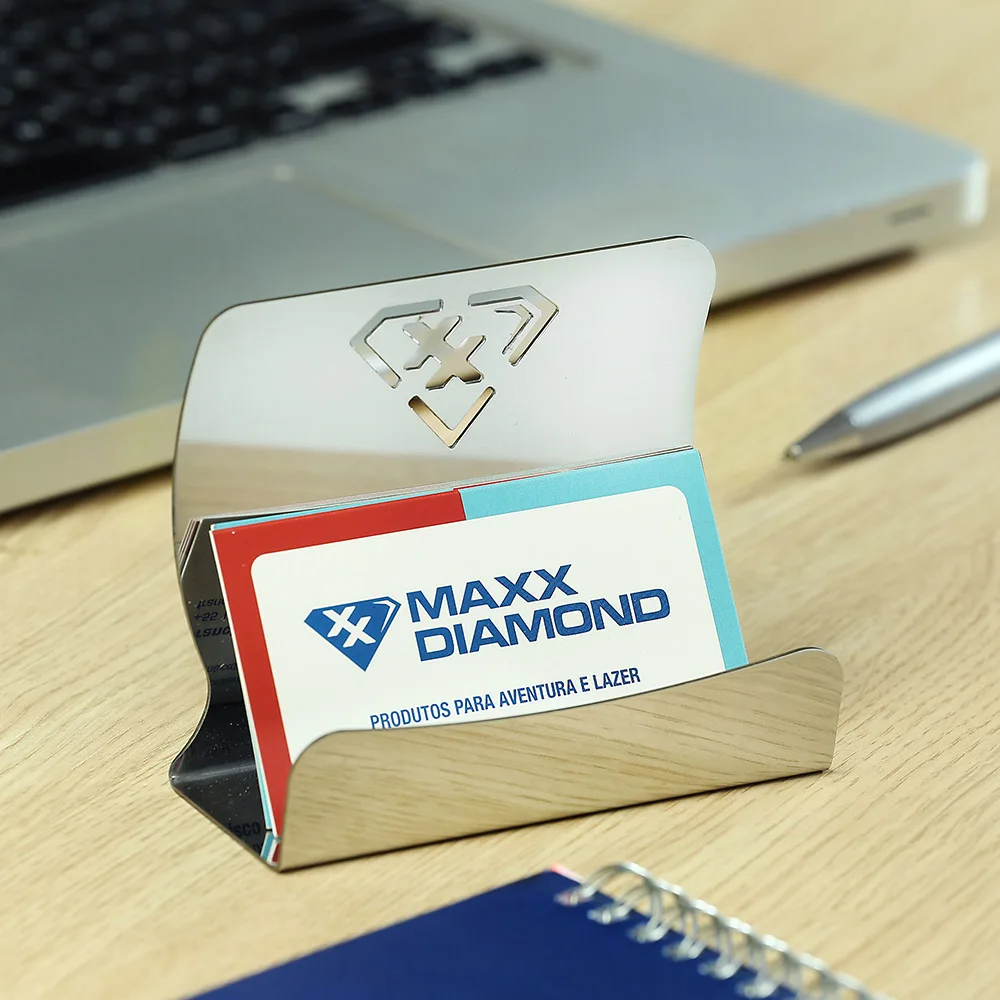 Support Business Card-Stainless Steel Polished-Maxx Diamond