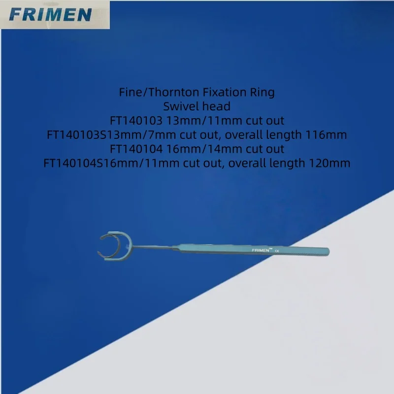 Instrumenty okulistyczne Pierścień mocujący Fine/Thornton