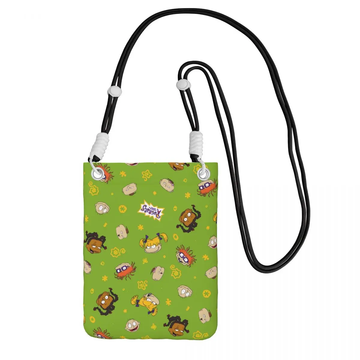 

Custom Fashion R-Rugrats Mobile Phone Bag Men Women Cute Cartoons Shoulder Crossbody Bag Shopping Detachable Shoulder Strap