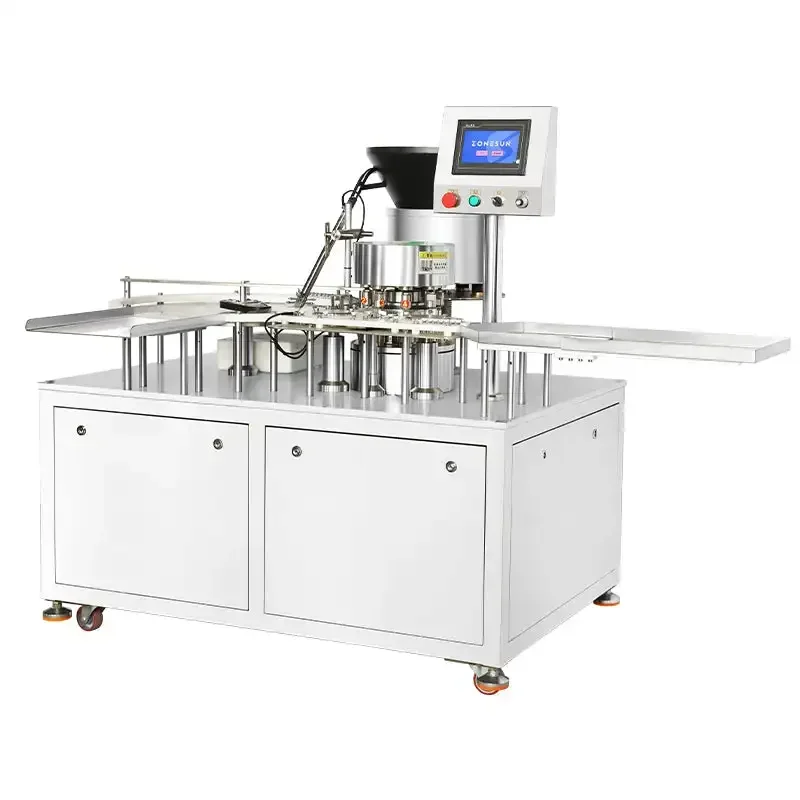 ZONESUN ZS-YG300 Automatic Vial Capping Machine Pharmaceutical Lab Bottle Capper