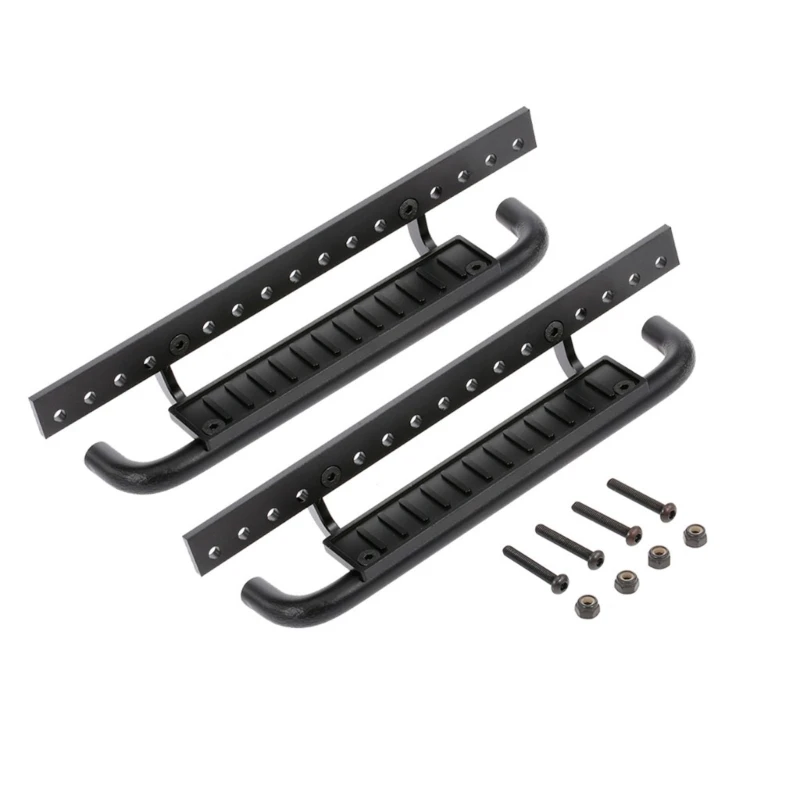 

A Set of Side Step Rails Sliders Footboard 1/10 RC Truck D90 Exterior- Supplies Side Step Replacement Modification