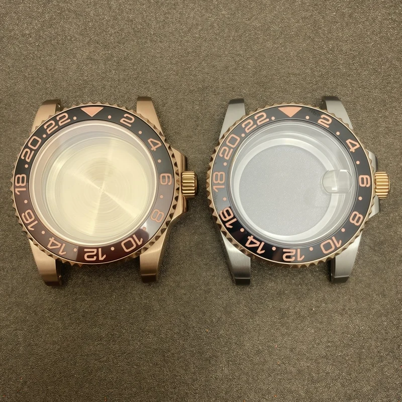 لعلبة NH35 حافظة من الفولاذ المقاوم للصدأ زجاج الياقوت المناسب لملحقات تعديل ساعة الحركة NH34/36