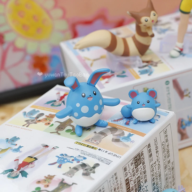 Покемон слепая коробка игрушки Johto Region 2, аниме-фигурка Sudowoodo Mareep Marill Azumarill Ampharos, модель куклы, игрушки, подарки для детей