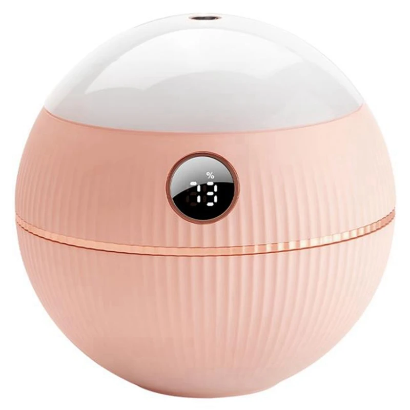 550Ml USB Air Humidifier With Projection Lamp Rechargeable 2000Mah Battery Wireless Essential Oil Aroma Diffuser