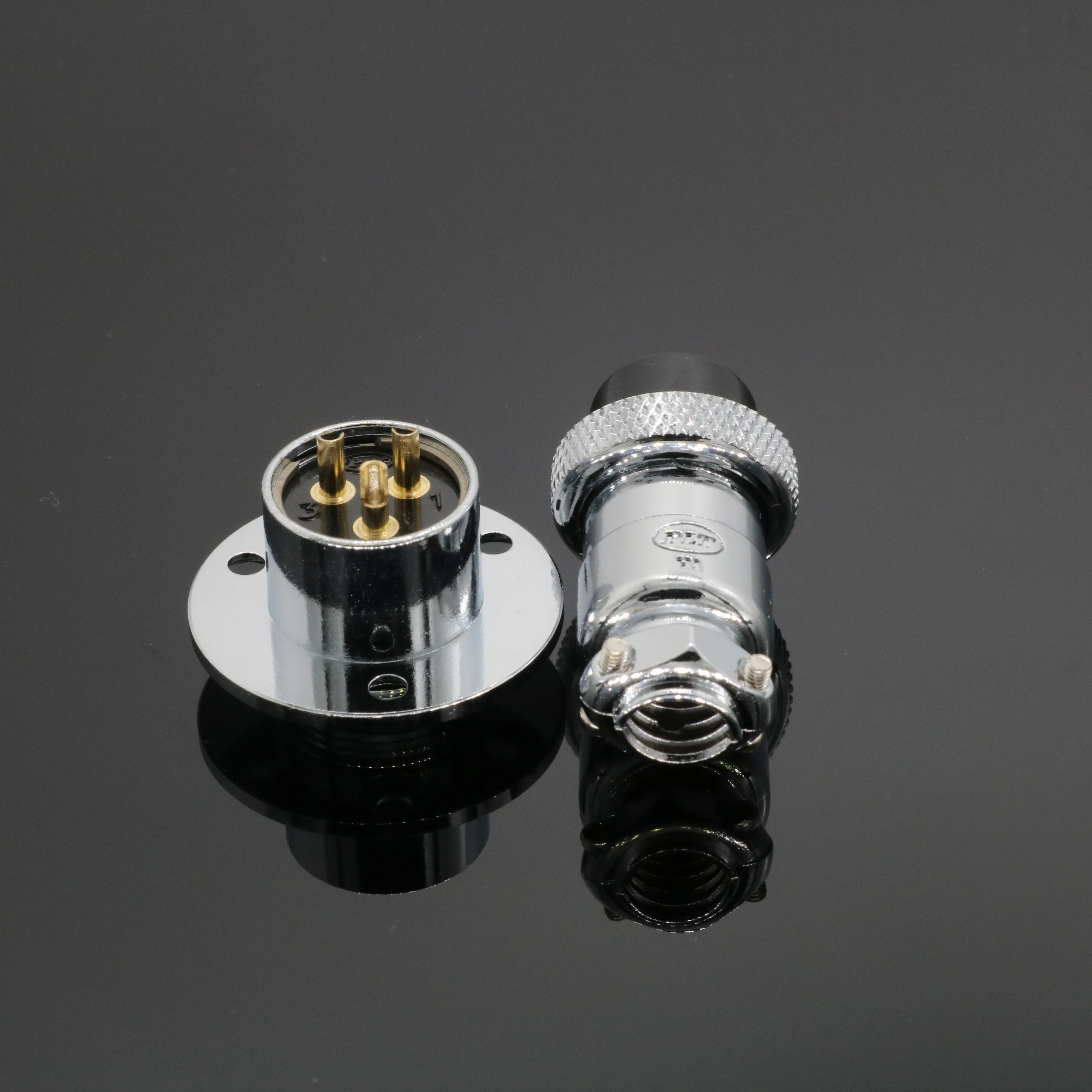 PLT-193-R-R&PLT-193-P-R APEX Made in TAIWAN φ19 3Pin Male Female Wire Circular Aviation Socket Plug Panel Connector UL RoHS TUV