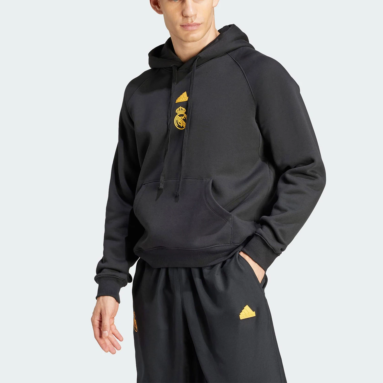 

Adidas Originals New Season REAL LS HD Men's Casual Hooded Sweatshirt HY0626