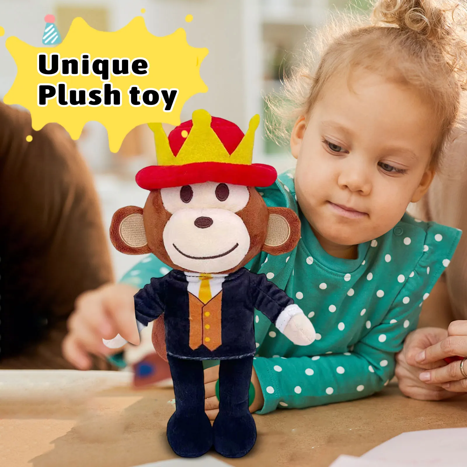 الإحساس الفيروسي على شكل بلوشي! سرقة شخصية ميمي من القطيفة القابلة للعناق لديكور المكتب، وإعداد الألعاب، وهدية مضحكة