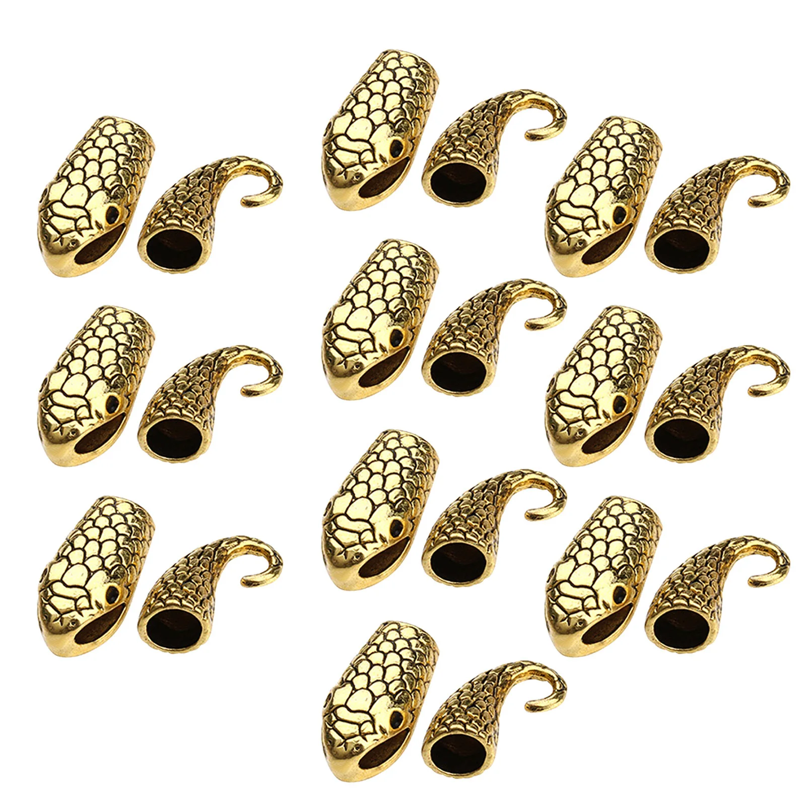 Snake Head Bracelet Clasp Alloy Toggle Closure For Jewelry Making Necklace Connectors Craft Findings Spacer Beads