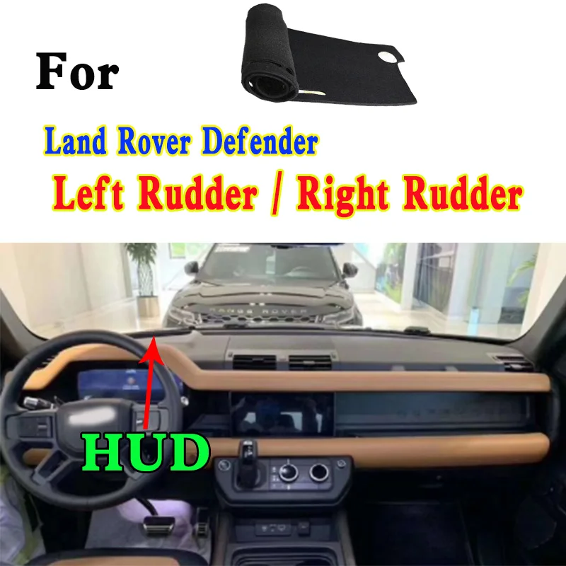 

For Land Rover Defender P400 L663 Dashmat Dashboard Cover Instrument Panel Insulation Sunscreen Protective Pad