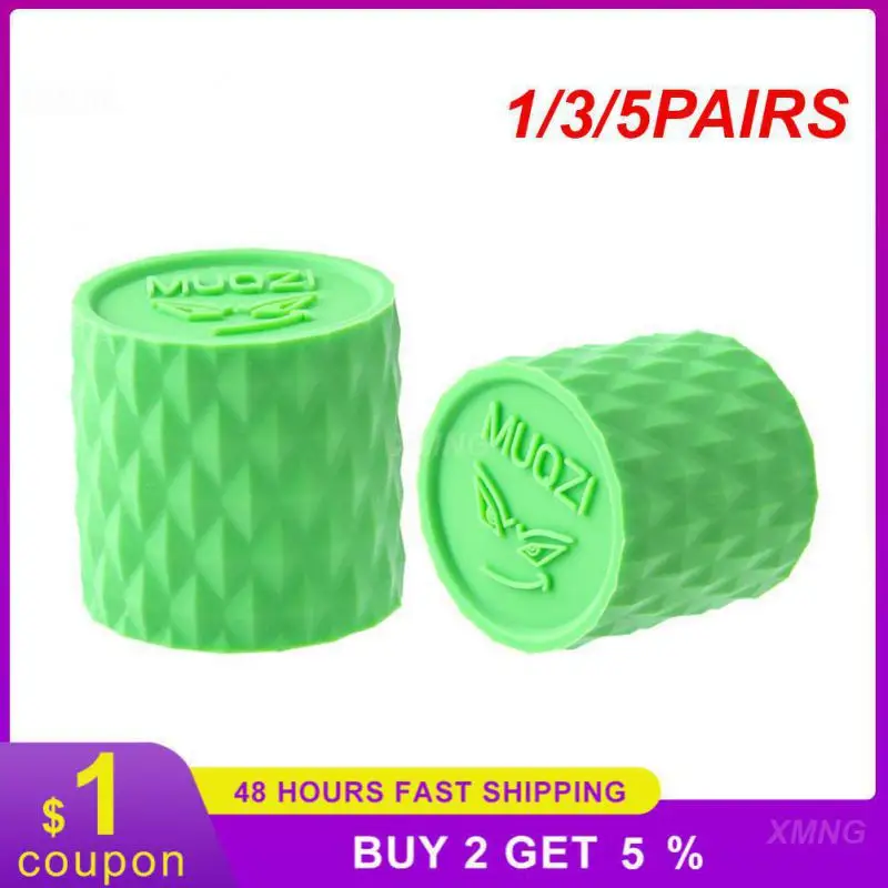 1/3/5PAIRS Easy To Clean Non-slip Wear-resistant Silicone Bundle Anti-stretching Handlebar End Silicone Sleeve