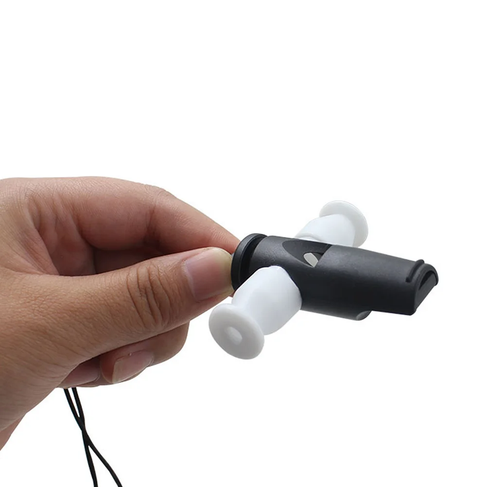 

1Pcs Orff Music Whistle Black White Sturdy Compact for Dance Accompaniment Educational Musical Instrument Performance Use