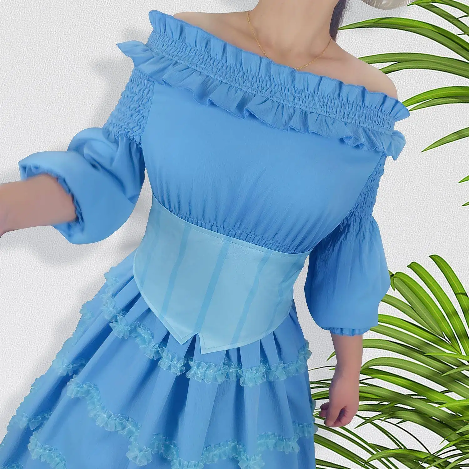 زي حورية البحر الصغيرة Princ Dr Cartoon orm loween Par الملابس التقليدية النسائية أداء المسرح