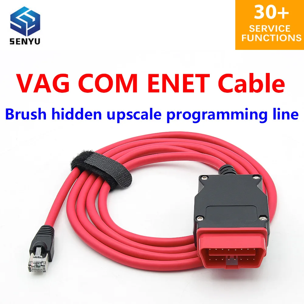 VAG DoIP Engineer Cable OBD2 Ethernet Interface VAG COM Refresh Hidden Data OBD Scanner ECU Programmer for vw audi PK 5054A