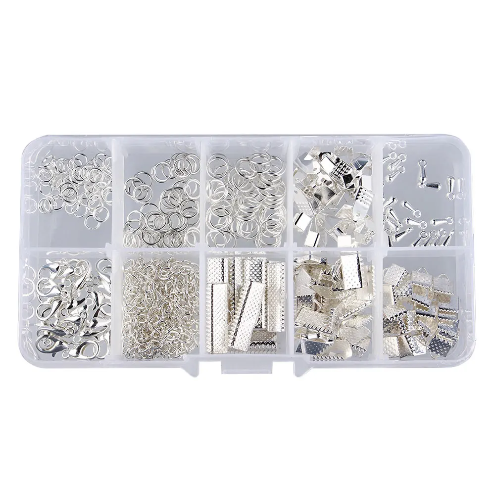 

3 Boxes Jewelry Accessories Set Kit DIY Lobster Clasp Material Ear Earrings Supplies