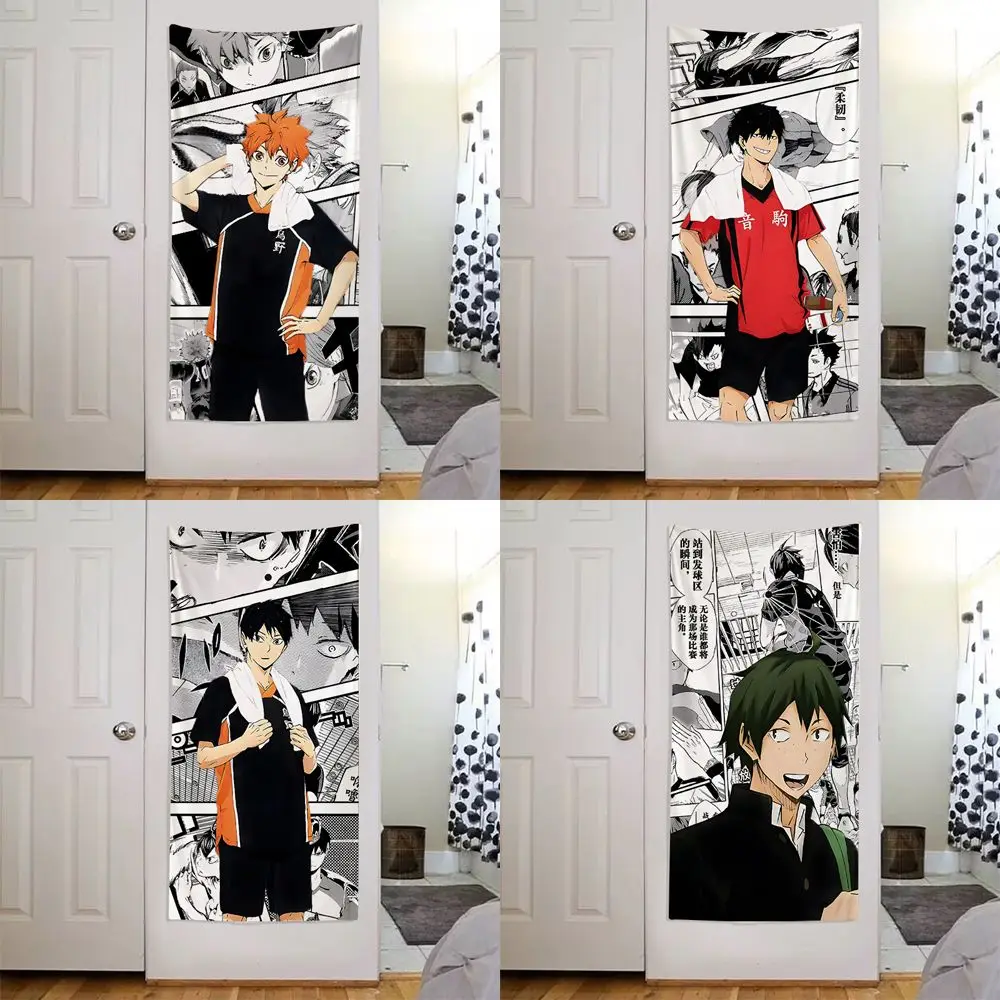 Anime Haikyuu!! Shoyo Hinata Cosplay Life-size Posters Playbill Cartoon Background Cloth Decorate Halloween Xmas Birthday Gift