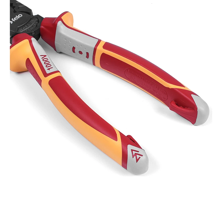 FELO Insulated Diagonal Plier 160mm VDE for Cutting Hard and Soft Wires Electrician Tool 58101