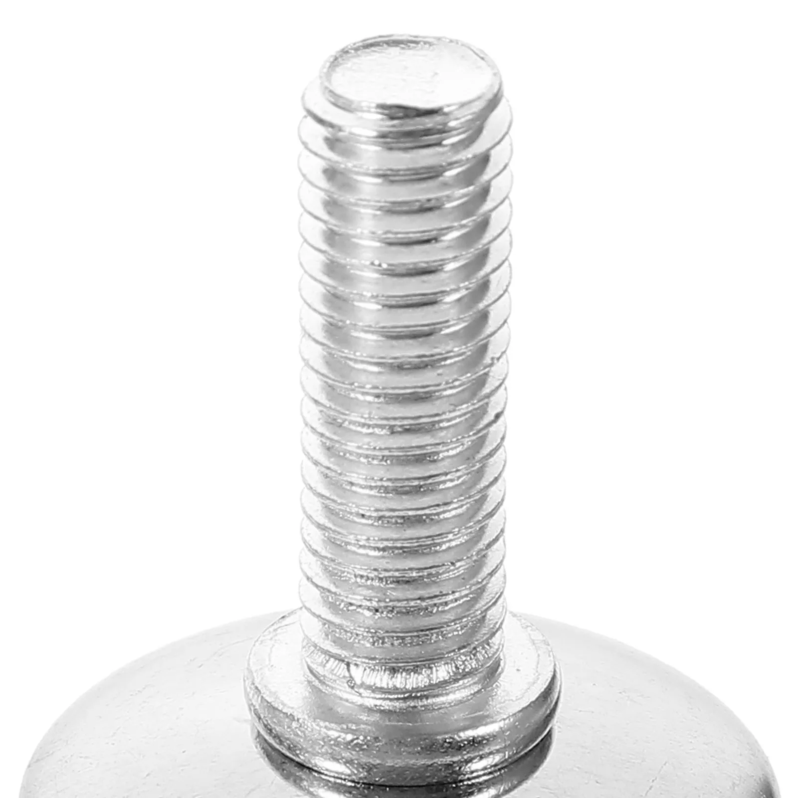 

12 pcs Furniture Leg Levelers M8X25Mm Adjustable Height Leveling Feet For Chairs Tables Cabinets White Wear Resistant Plastic