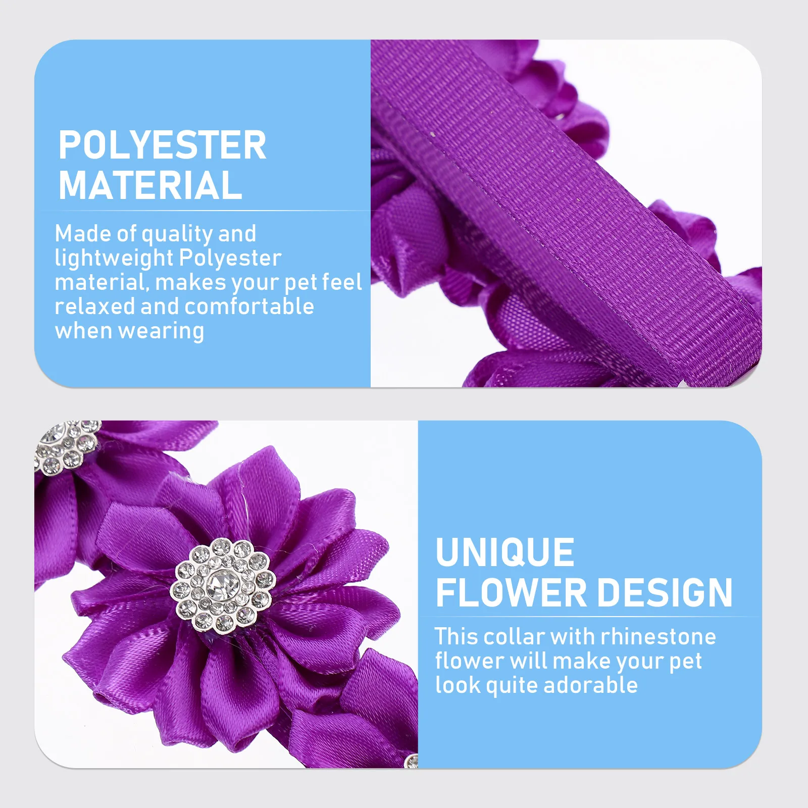 

12 Pcs Pet Flower Collar Crystal Rhinestone Bow Tie Adjustable Dog Cat Kitten Puppy Christmas Birthday Wedding Photos Pet