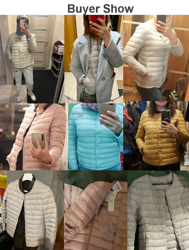 Abrigo ultraligero de plumón de pato para mujer, Parka cálida de tela mate, chaquetas de plumón, abrigos grandes, novedad de otoño, 90%