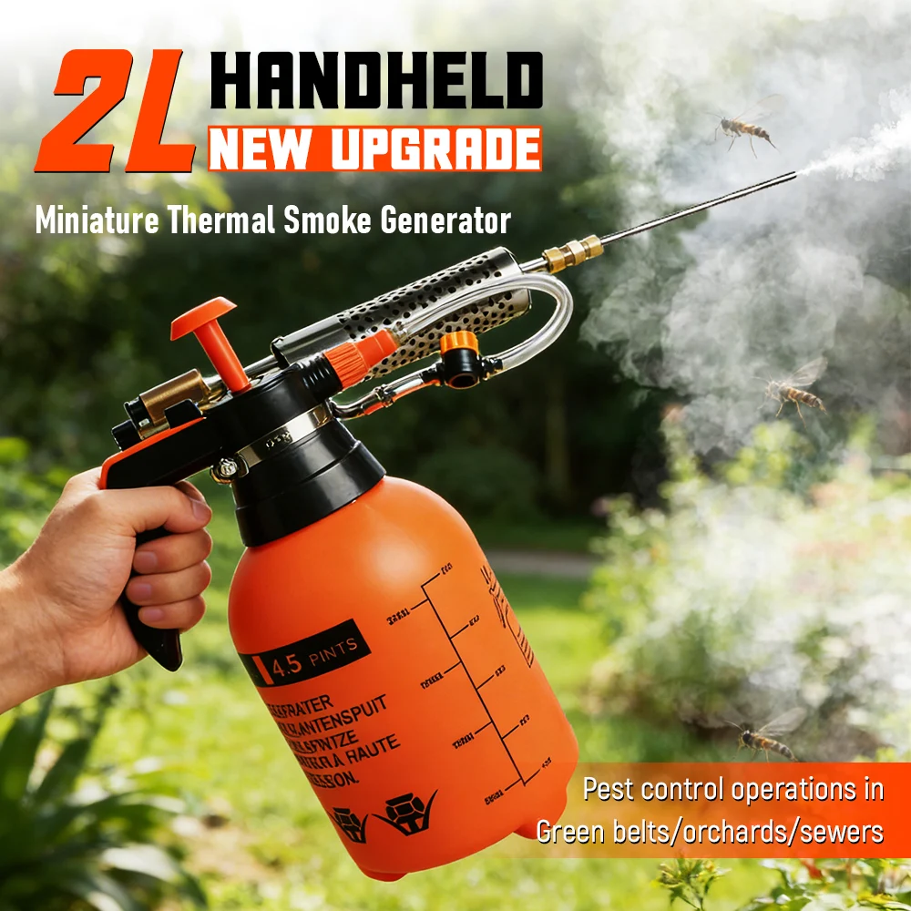 

Микротермический распылитель для борьбы с насекомыми, портативный, 2-литровый, для уничтожения комаров, дезинфекции и стерилизации