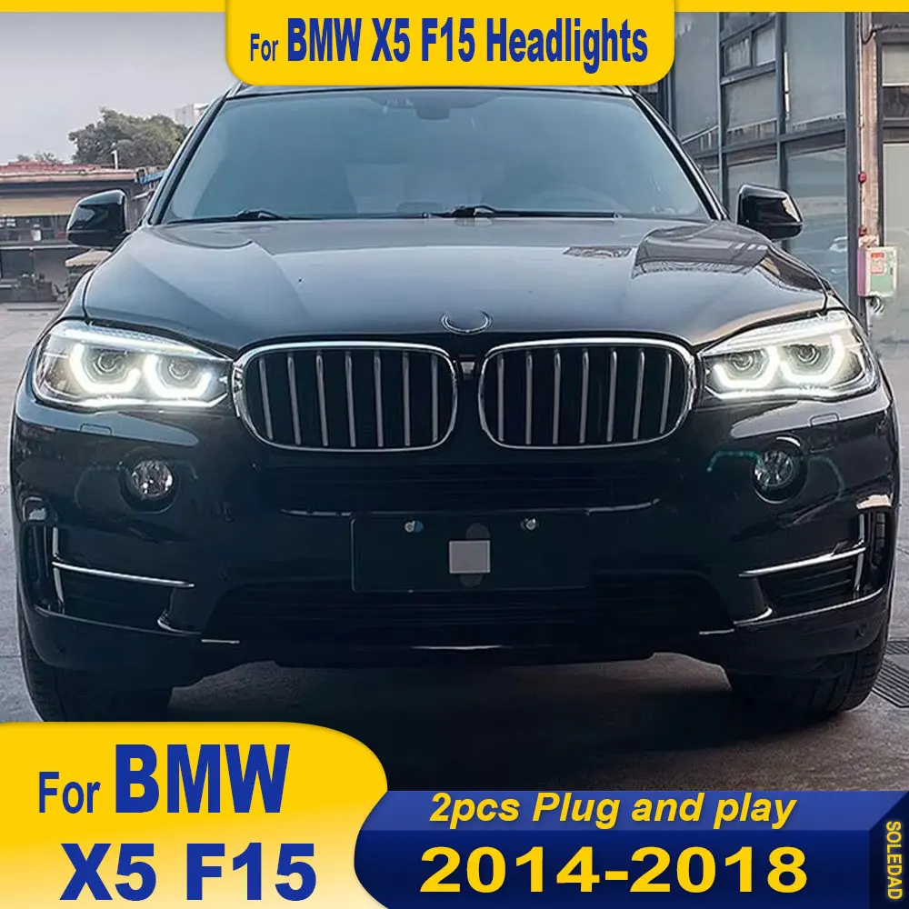 

Car Lights for BMW X5 F15 X6 F16 LED Headlight 2014 2015 2016 2017 2018 F15 F16 Lamp Drl Projector Lens Automotive Accessories