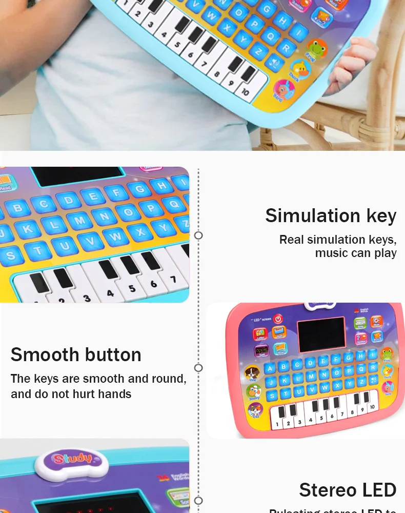 آلة تعلم اللغة الإنجليزية للأطفال ، آلة تعلم ، موسيقى ، تعليم صوتي ، قصة ذكية ، مرحلة ما قبل المدرسة ، حيوان ، رسائل ، دراسة ، لعبة أطفال #5