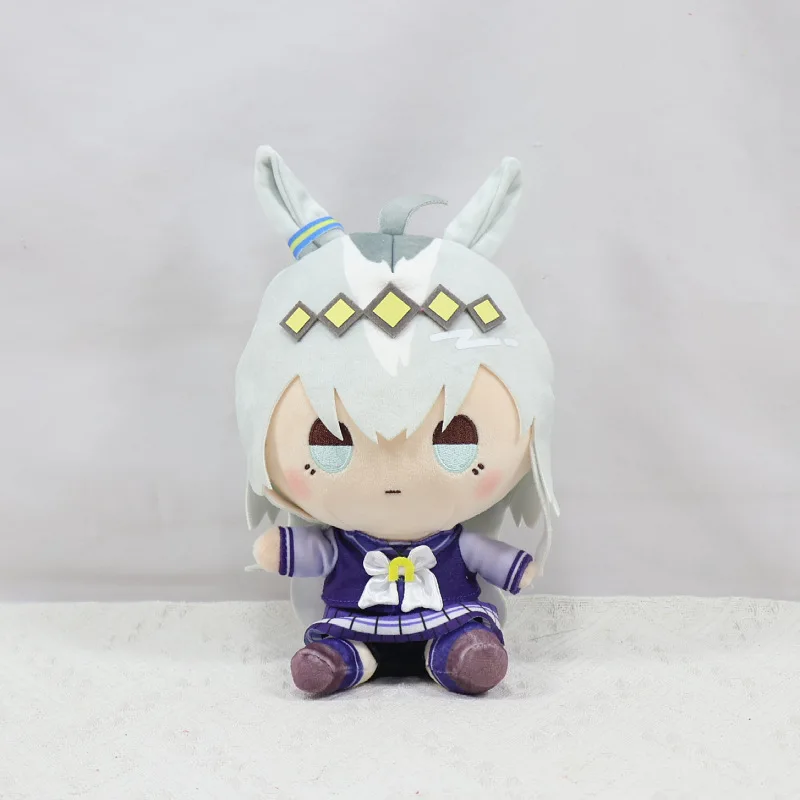 22cm New Pretty Derby Q-Version Little Chestnut Cap Tamamo Cross Game Peripheral Plush Toy Home Decor Collectible Birthday Gift
