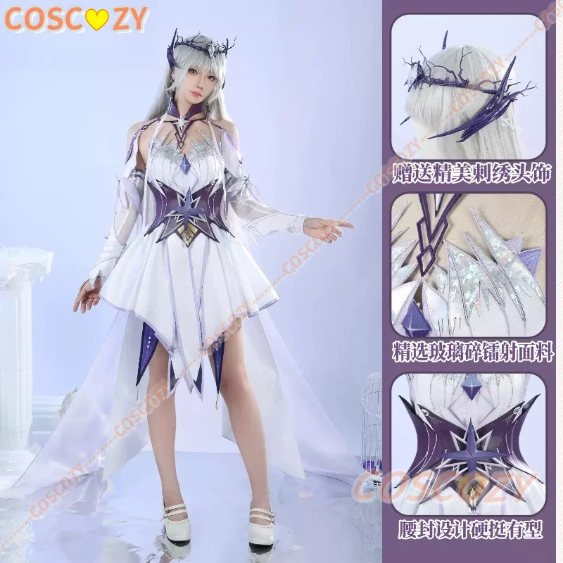 Disfraz de Cosplay Sheng Caier, Traje de Sello Divino, Vestido de Princesa para Mujer, Fiesta, Halloween, Navidad, Carnaval, Conjunto Completo