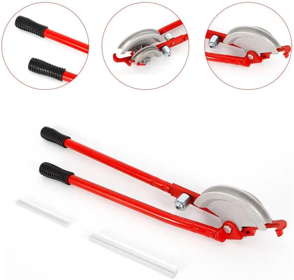 15 mm/22 mm Handbiegezange mit 2 Metall-Druckrollen, Professionelle Manuelle Rohrbiegezange, Robustes Rohrbiege-Set – Detail 1