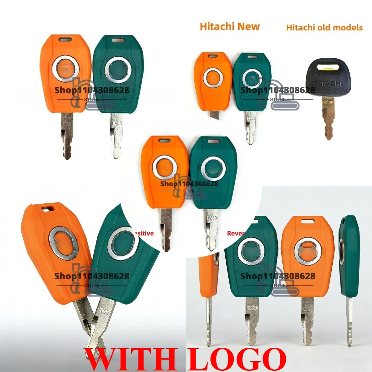 

1 шт. Новый универсальный ключ зажигания для экскаватора H800 ZAX 60/70/120/200/210/230