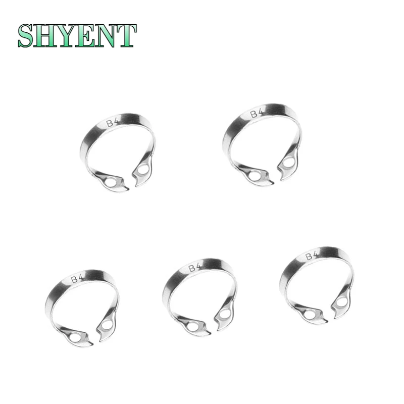 5/10/20PCS B4 Dental Rubber Dam Clamps Endodontic Clamp Restorative Dam Clip Stainless Steel Retractor Anterior Teeth Tools