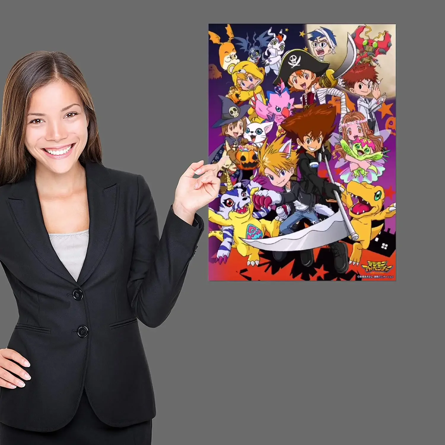 Anime Digimon Adventure Poster Prints Wall Art Canvas Painting Poster For Modern Family Living Room Home Decor