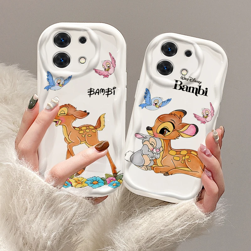 Bambi Thumper Friend For Xiaomi Redmi Note 13 12 12S 11S 11 10 9 8 10A 9C 9T Pro Plus 5G Wave Oil Cover Phone Case