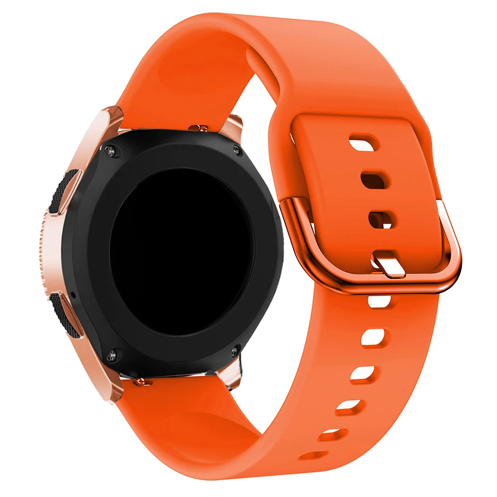 20mm 22mm Silicone Strap For Samsung Galaxy Watch 3 4 5 Smart Watch Band for Galaxy Watch 42mm 46mm Active 2 Gear S3 image 3