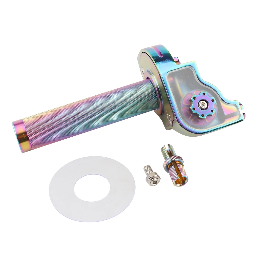 22mm Universal CNC Aluminum Accelerator Throttle Twist Grips Handlebar 7/8'' For Pit Dirt Bike Motocross ATV Offroad