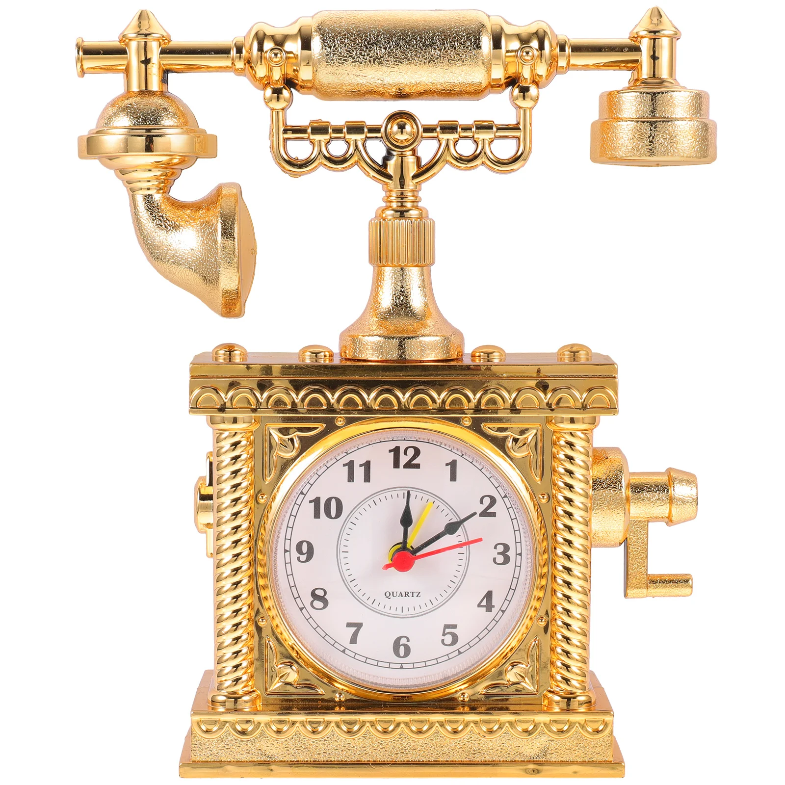

Vintage Office Small Telephone Decoration Kids Interaction Simulated Phone Plaything Abs Material Retro Phone Children