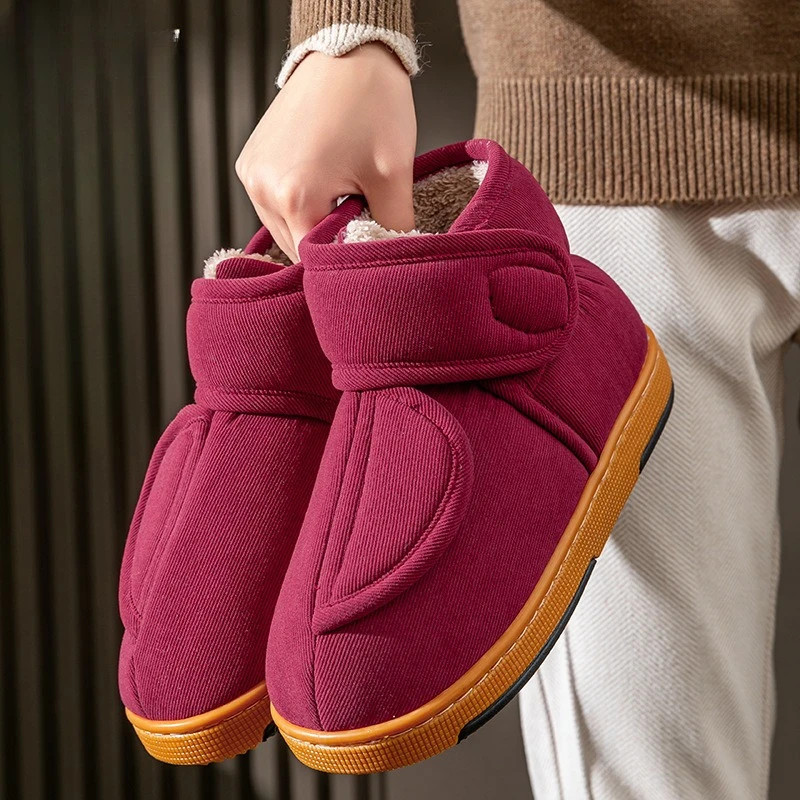 

Men's and Women's Thick-Soled High-Top Boots with Warm Insulation for Winter Wear Warm Cotton Boots for Men and Women